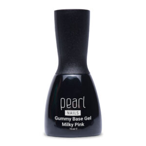 Bază gumată Pearl Nails Gummy Base Milky Pink 15ml - imagine 1