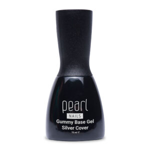 Bază gumată Pearl Nails Gummy Base Silver Cover 15ml - imagine 1