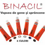 binacil vopsea de gene si sprancene Vopsea de gene și sprâncene Binacil Maro Deschis - 15ml