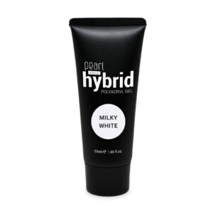 polyacryl gel alb laptos pearl nails hybrid milky white 50ml PolyAcryl gel alb lăptos Pearl Nails Hybrid Milky White 50ml