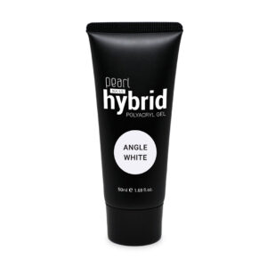 PolyAcryl gel alb Pearl Nails Hybrid Angel White 50ml - imagine 1