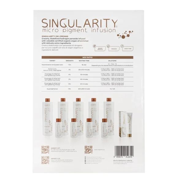 vopse par imperity singularity catalog 19 Vopsea de păr Imperity Singularity 3.0 Șaten Închis / Dark Brown